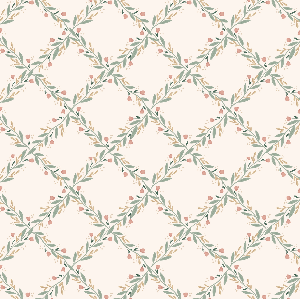 Nyla Wallpaper by Jackie Jean Design