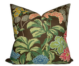 Meadow Floral Pillow Cover in Brown