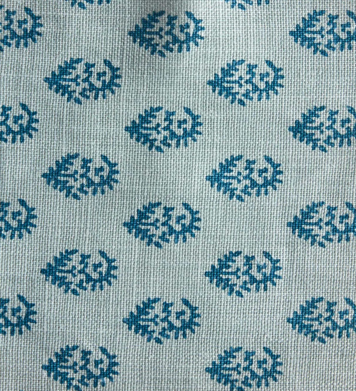 Rajmata Pillow Cover in Blue/Blue, Peter Dunham Textiles