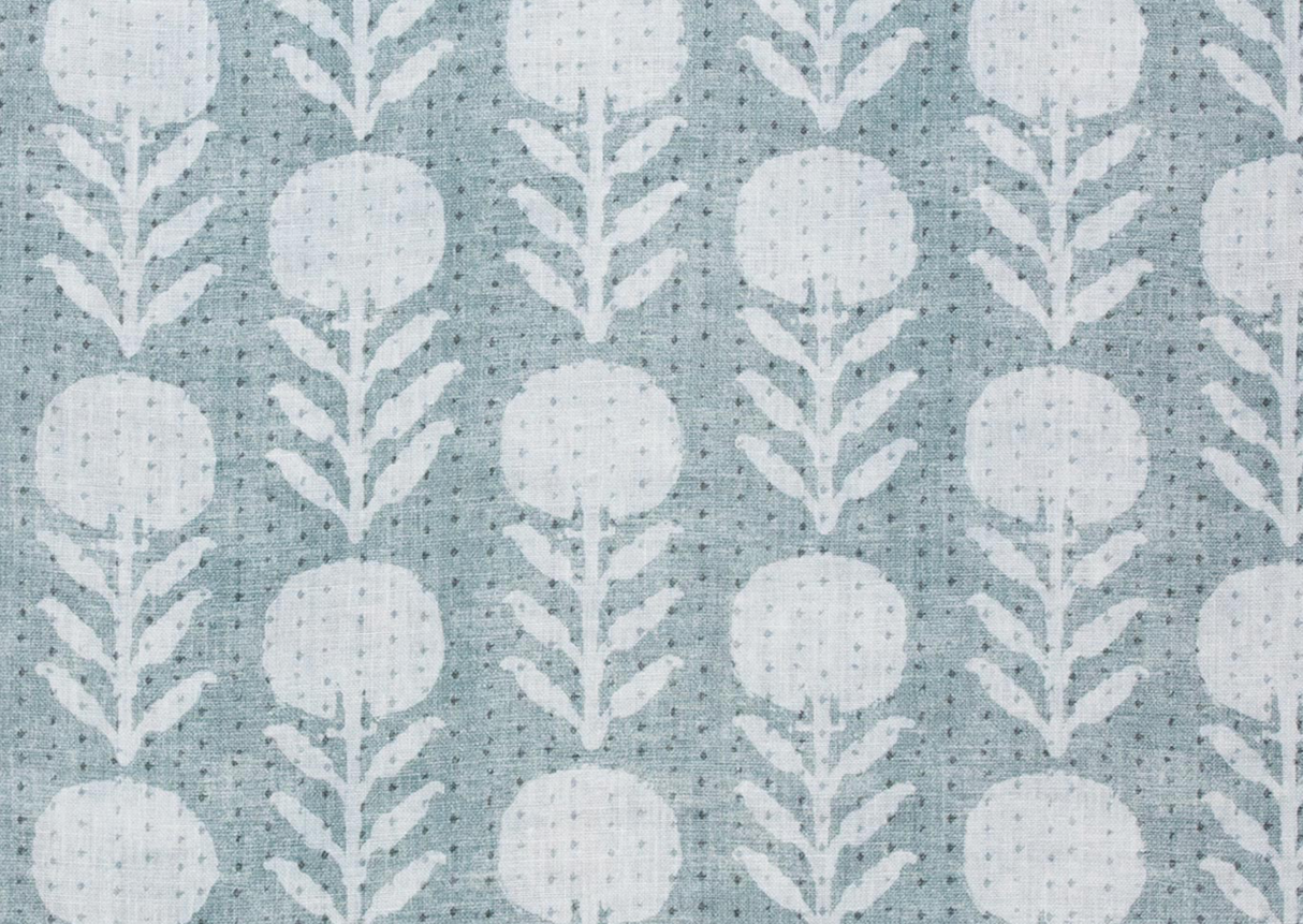 Zinnia Pillow Cover in Mineral, McLaurin + Piercy Textiles