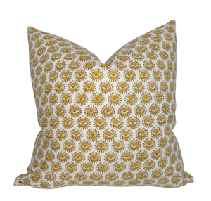 Lyon Pillow Cover in Saffron by Walter G Textiles