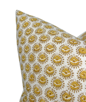 Lyon Pillow Cover in Saffron by Walter G Textiles