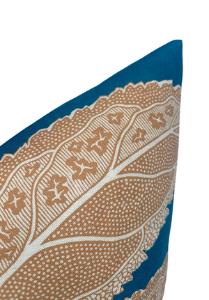Lacinato Pillow Cover in Ochre + Mineral