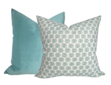Lyon Pillow Cover in Celadon, Walter G Textiles