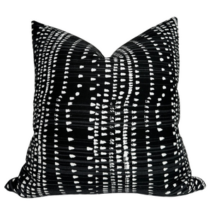 Thibaut Cape Town Pillow Cover in Black