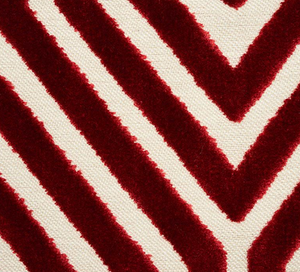 Vanderbilt Velvet Pillow Cover in Garnet Red