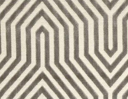 Vanderbilt Pillow Cover in Dove Grey, Schumacher Textiles