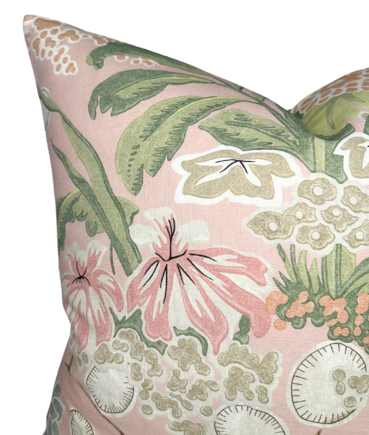 Meadow Floral Pillow Cover in Blush