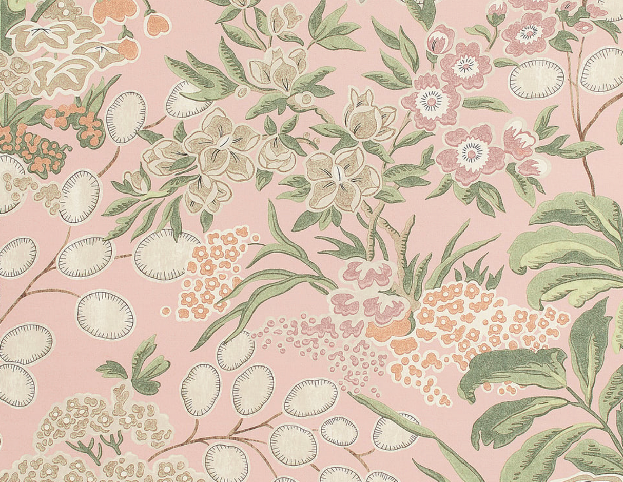 Meadow Floral Pillow Cover in Blush
