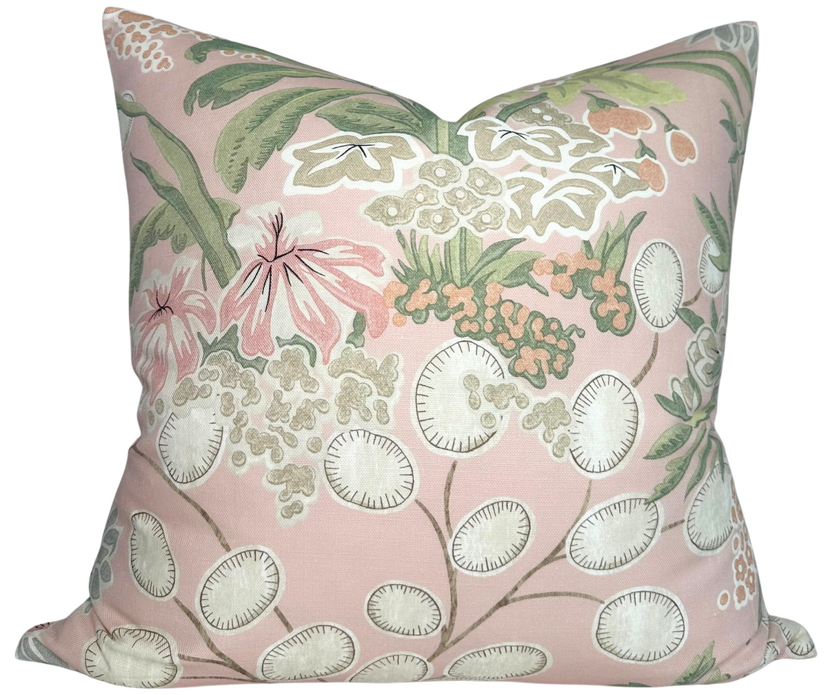 Meadow Floral Pillow Cover in Blush