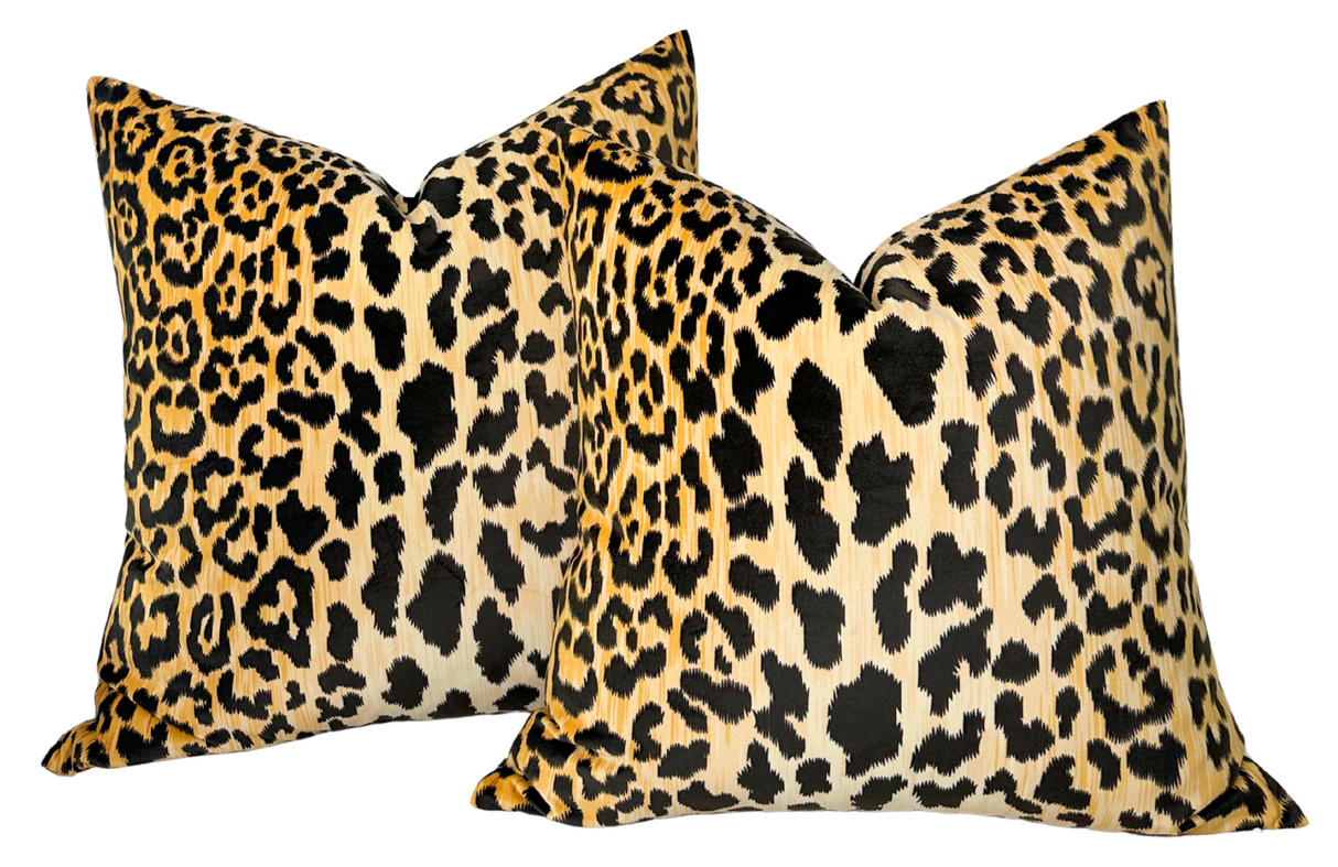 Leopard Velvet Pillow Cover