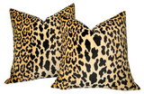 Leopard Velvet Pillow Cover
