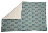 Rajmata Pillow Cover in Blue/Blue, Peter Dunham Textiles