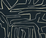 Graffito Pillow Cover in Onyx Beige, Kelly Wearstler Textiles