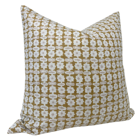 Pahari Pillow Cover in Saffron, Walter G Textiles