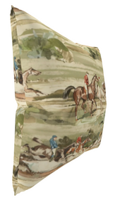 Morning Gallop Pillow Cover in Antique Green