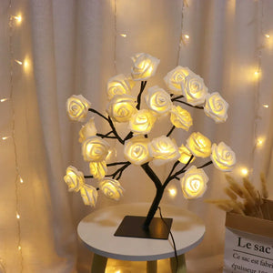 108LED Rose String Table Lamp USB Powered Night Light Romantic Party Decor