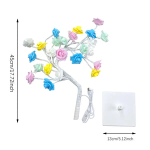108LED Rose String Table Lamp USB Powered Night Light Romantic Party Decor