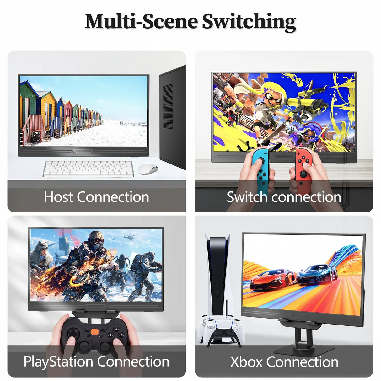 "VEOUT 13.3" Portable Monitor 1080P USB HDMI for Laptop Mac PS5 Xbox Switch"