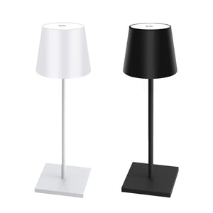 LED Table Lamp 3-Level Dimmable Wireless Touch Desk Lamp USB Rechargeable Night Light