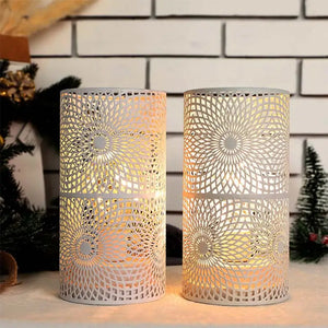 2Pcs Battery LED Table Lamps – Modern Cylinder Cordless Lights for Home & Wedding