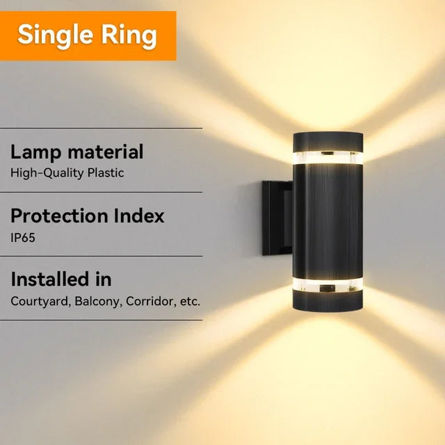 LED Outdoor Waterproof Wall Light Decor Socket External Stairs Fitter Holder E27 Lighting Bedroom Fixture Home Lamp Wall Street