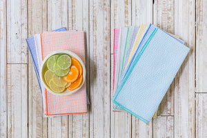 Seersucker Everyday Napkins, Set of Four