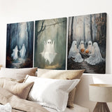 Dark Halloween Spooky Ghost Wall Art Prints Decor