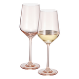 Tonal Stemmed Wine Glassware, Tan, Set of 2