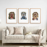 3 Piece Wall Decor Christmas Door Large Print