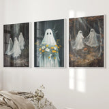 Halloween Ghosts in the Forest Wall Art Prints