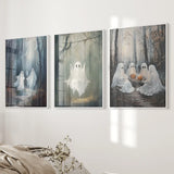 Dark Halloween Spooky Ghost Wall Art Prints Decor