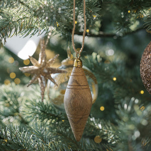 2.75" Gold Glitter Starburst Ornament