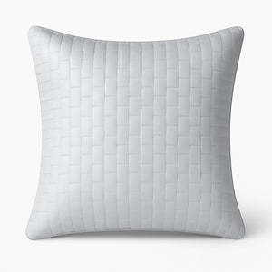 Bamboo Quilted Sham - 100% Viscose from Bamboo - 1pc - Euro - Stone