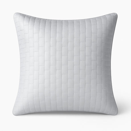 Bamboo Quilted Sham - 100% Viscose from Bamboo - 1pc - Euro - Stone
