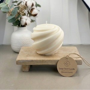 Swirl Candle | Minimalist Creation