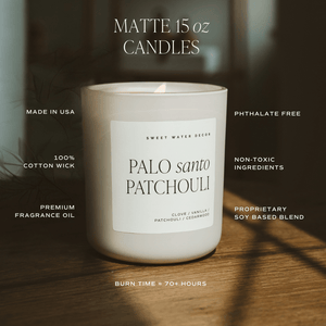Favorite Sweater Soy Candle - Tan Matte Jar - 15 oz (Cashmere and Vanilla)