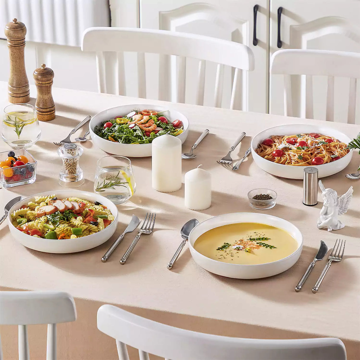 Tara Pasta Bowls Set of 4