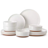 Tara Multicolor 12 Piece Dinnerware Set