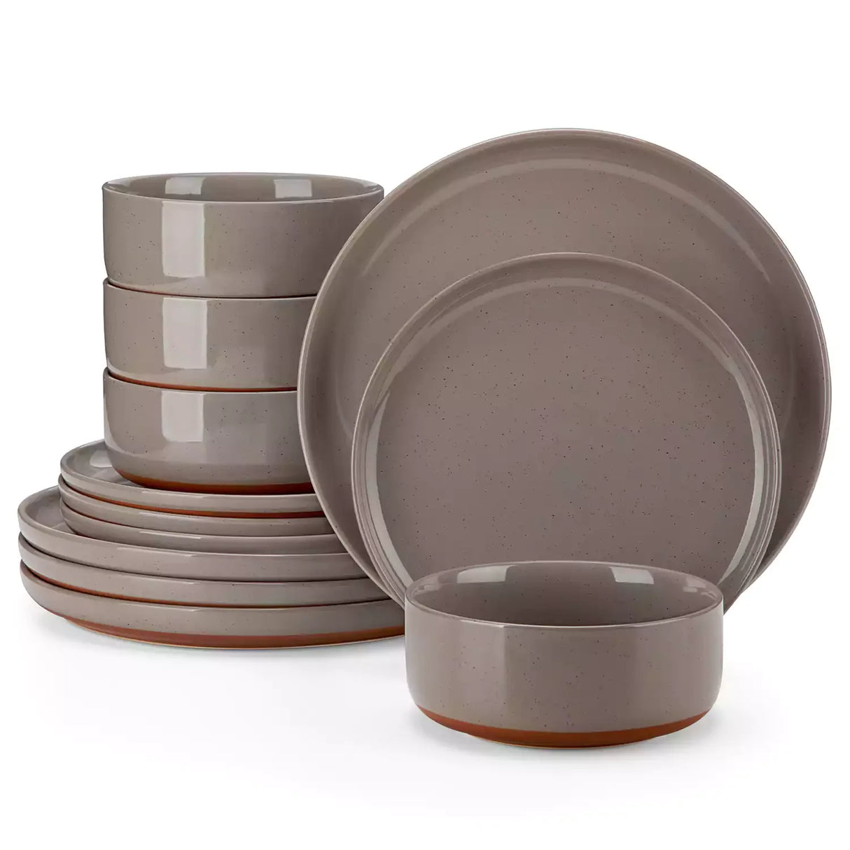 Tara 12 Piece Stoneware Dinnerware Set