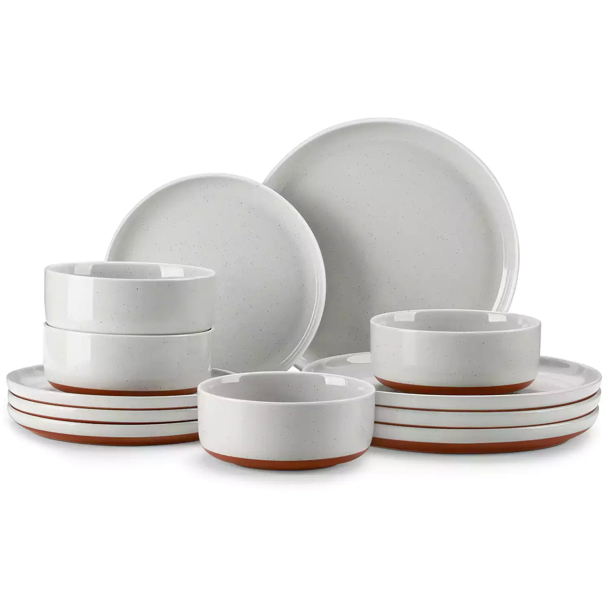 Tara Pink 12 Piece Dinnerware Set
