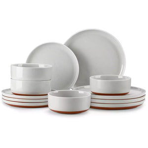 Tara Multicolor 12 Piece Stoneware Dinnerware Set