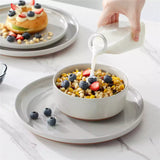 Tara Grey 12 Piece Dinnerware Set