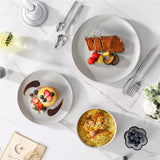 Tara Pink 12 Piece Dinnerware Set