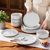 Tara Multicolor 24 Piece Dinnerware Set for 8