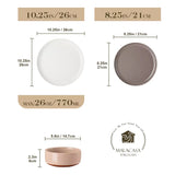 Tara Brown 12 Piece Dinnerware Set