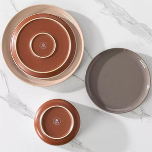 Tara Pink 12 Piece Dinnerware Set