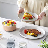 Tara Pink 12 Piece Dinnerware Set