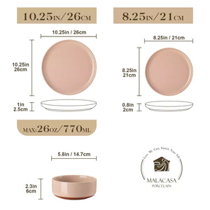 Tara 18 Piece Dinnerware Set