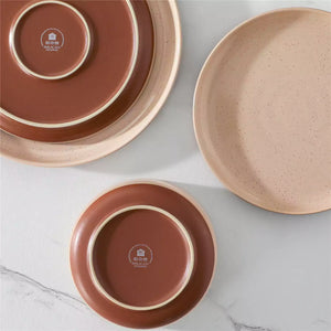 Tara Pink 12 Piece Dinnerware Set